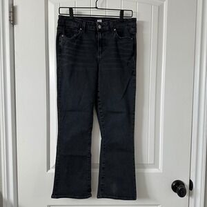 Paige Shelby Bootcut Jeans Black Wash Denim Womens Size‎ 29